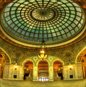 Vom 5. bis zum 8. April 2017 findet im berühmten Chicago Cultural Center die neue Münzbörse in Downtown Chicago statt. Foto: Rob Saker / https://creativecommons.org/licenses/by-sa/3.0/deed.de.