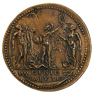 Medaille von Giovanni da Cavino auf Ludovic Demoulin de Rochefort (1515-1582) in Sesterzgröße, HMB Inv. 2002.233.
