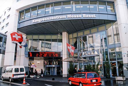 Langjähriges Zuhause der Münzenmesse Basel: Das Kongreßzentrum am Messeplatz.