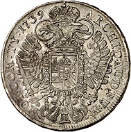 Karl VI. Reichstaler 1739, Kremnitz. Sehr schön bis vorzüglich. Taxe: 200 Euro. Aus Auktion Künker 293 (27./28. Juni 2017), Nr. 1619.