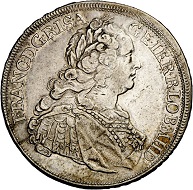 Franz I. 1/2 Reichstaler 1750, Graz. Sehr schön bis vorzüglich. Taxe: 150 Euro. Aus Auktion Künker 293 (27./28. Juni 2017), Nr. 1634.