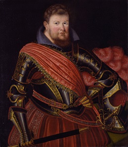 Christian II. von Sachsen (1583-1611). Gemälde von Zacharias Wehme in den Staatlichen Kunstsammlungen Dresden.