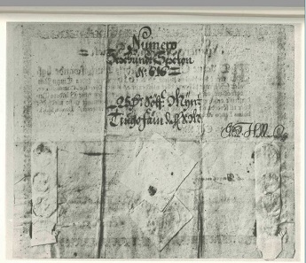 Die Palmstruch Banknote. – Wer in den vergangenen 20 Jahren ein Exemplar gekauft hat, sollte sorgfältig überprüfen, ob sein Stück nicht das dem Schwedischen Münzkabinett gestohlene ist.