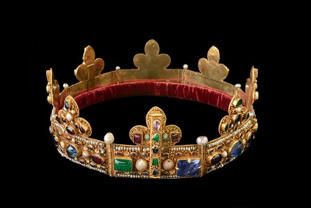 Die „Krone von Namur“, Reliquienkrone. Maas-Gebiet(?)/Paris(?), Anfang 13. Jh. Namur, Musée diocésain et Trésor de la cathédrale Saint Aubin. Foto: © Musée diocésain et Trésor de la cathédrale Saint Aubin, Foto: Guy Focant - B5020 Vedrin.