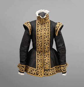 Wams eines Edelknaben. Prag, um 1555, Giovanni Battista Ligozza (?). Samt, Goldborte. Wien, Kunsthistorisches Museum, Hofjagd- und Rüstkammer, Inv.-Nr. A 1378j. Foto: © KHM-Museumsverband.