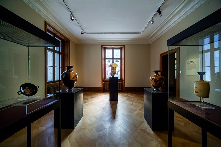 Einblick in die Ausstellung. © Ruedi Habegger, Antikenmuseum Basel und Sammlung Ludwig.