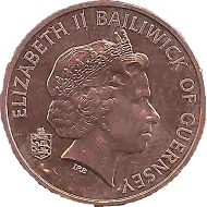 Auf dem 2-Pence-Stück ist das heimische Rind abgebildet.
