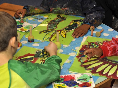 Workshop für Kinder. Foto: © MEG / Jonathan Watts.