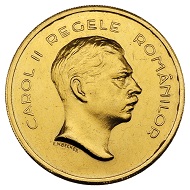 Nr. 4441: Rumänien. Karl II., 1930-1940. 100 Lei 1939, Bukarest, auf den 100. Geburtstag von Karl I. Aus Sammlung Phoibos. Äußerst selten. Vorzüglich.Taxe: 20.000,- Euro.