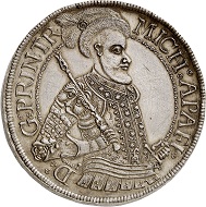 Nr. 3425: Siebenbürgen / Ungarn. Michael Apafi, 1661-1690. Dicker dreifacher Taler 1678, Karlsburg. Wohl Unikum. Vorzüglich. Taxe: 20.000,- Euro.