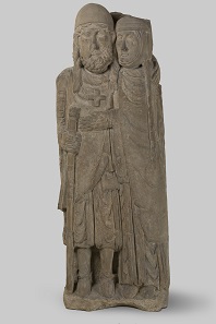 Kreuzfahrerpaar, zweite Hälfte 12. Jahrhundert. Musée Lorrain, Nancy. © Musée Lorrain, Nancy / Foto: Michel Bourguet.