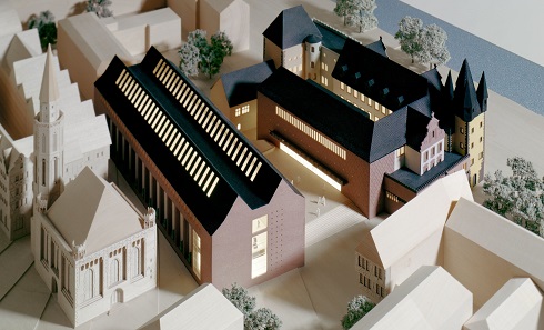 Modell des Historischen Museums Frankfurt aus dem Jahr 2009.