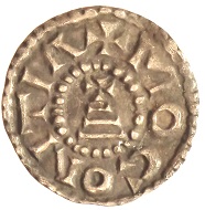 Pfennig Karls des Großen aus Mainz.