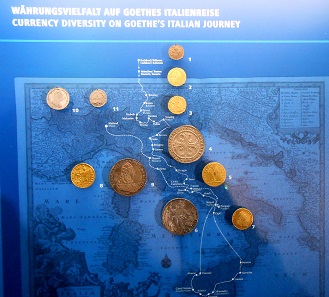 Goethes Zahlungsmittel in Italien.