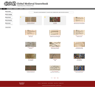 „Global Medieval Sourcebook – A Digital Repository of Medieval Texts“.