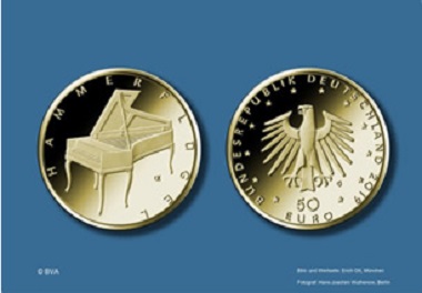 Die Münze „Hammerflügel“ erscheint 2019. Quelle: BVA.