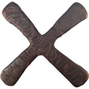Central Africa, Katanga cross. From the Kuhn Collection. Photo: MoneyMuseum Zurich.