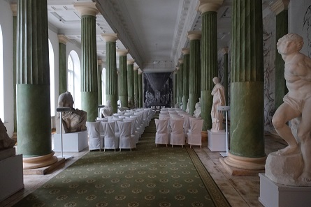 Wo Anfang des 19. Jahrhunderts die 542 Abgüsse aus der Sammlung des Königs Stanislaus Augustus zu sehen waren, wird 2021 der Ausstellungsbereich für Verlage sein. (Die MünzenWoche hat sich übrigens schon angemeldet). Graphik nach Franciszek Tegazzo (1829-1879), Foto: UK.