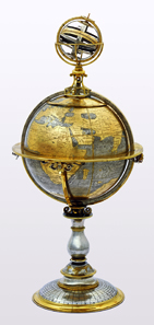 Ein Globus-Pokal des Zürcher Medailleurs Jakob Stampfer (1505-1579) dient als Einstieg ins Thema der neuen Dauerausstellung