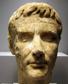 Porträt des ersten römischen Kaisers Augustus. Foto: KW.