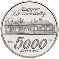 925 Feinheit - 5.000 HUF - Größe: 38,61 mm - Gewicht: 31,46 g - Auflage: 5.000 - Designer: György Kiss.