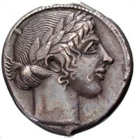Abb. 8: Fälschung einer Tetradrachme von Leontinoi.