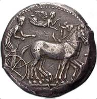 Abb. 11: Fälschung einer Tetradrachme von Syrakus.