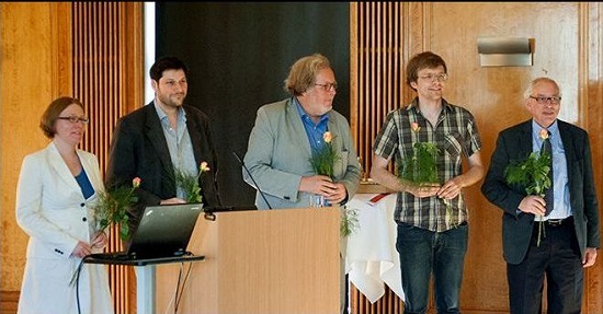 Die Jury des diesjährigen Digital Humanities Preises. Foto: Jörg Fischer.