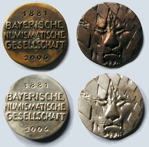 Medaille der BNG 2006 von Hubertus von Pilgrim. Photos: Andreas Pangerl.