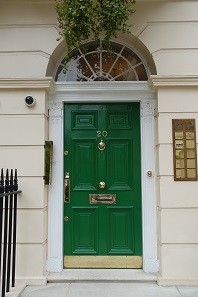 Am edlen Fitzroy Square gelegen, die Büros der jungen Auktionsfirma Roma Numismatics. Foto: UK.