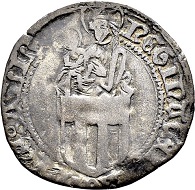 Los 5912: Lausanne, Bistum, Benoît de Montferrand (1476-1491) Parpaiolle 1477, Lausanne. Zuschlag: 18‘000 CHF.