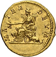 Los 158: Kaiserreich Rom. Julia Domna, Frau des Septimius Severus, 193-211. Aureus 196/211, Rom. Zuschlag: 30’000 CHF.