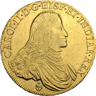 Los 3142: Belgien. Brabant. Charles II (1665-1700), Ducaton d’or 1687, Brüssel. Zuschlag: 130‘000 CHF.