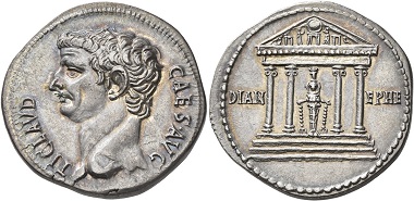 Los 173: Claudius, 41-54. Cistophor, 41-42 (?), Ephesos. Aus Sammlung Yves Gunzenreiner. Nahezu prägefrisch. Schätzpreis: 20.000 CHF. Zuschlag: 40.000 CHF.
