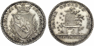 Bienenkorbpfennige: ab 1726 bis ca. 1880. Ältere Schüler erhielten Bienenkörbe zu 15 Batzen, jüngere Gärtnerpfennige zu 7,5 Batzen.