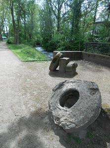 Das Schloss in Rödelheim, Prägestätte der Münzen von Solms-Rödelheim.
