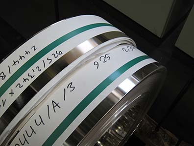 Mit der Legierung gekennzeichneter Coil. Foto: UK.