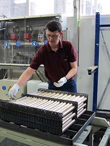 Vorbereitung für den nächsten Arbeitsschritt. Foto: UK.