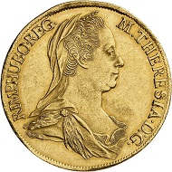 Nr. 6292. RDR. Maria Theresia, 1740-1780. 4 Dukaten 1779, Karlsburg. Äußerst selten. Fast vorzüglich. Taxe: 50.000,- Euro. Zuschlag: 65.000,- Euro
