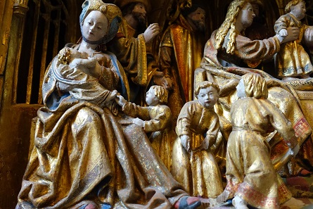 Detail des Seitenaltares. Foto: KW.