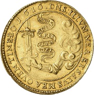 Nr. 7358: Ungarn / Siebenbürgen. Gabriel Bethlen, 1613-1629. 10 Dukaten 1616. Sehr selten. Fast vorzüglich. Taxe: 25.000,- Euro.