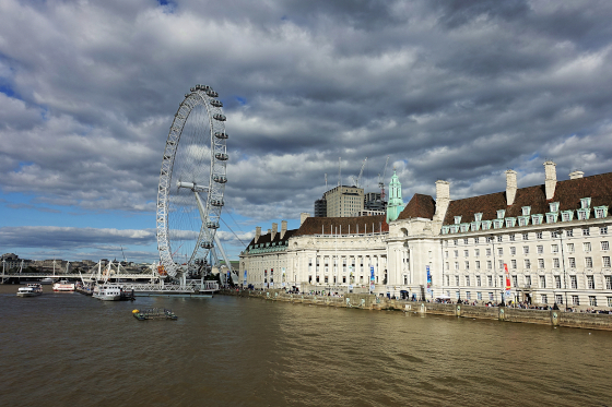 Das weltberühmte London Eye befindet sich direkt neben der County Hall. Foto: UK.