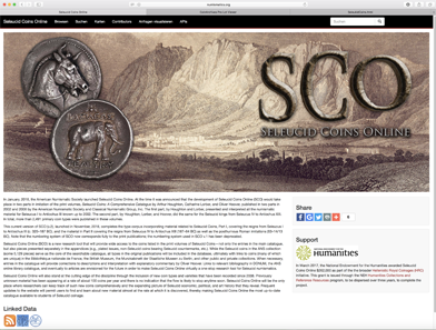 Seleucid Coins Online – ein nützliches Werkzeug der ANS für Sammler und Wissenschaftler.