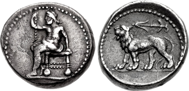 Seleukos I. Nikator. Stater – Doppelter Shekel. Babylon II, 311-305. Aus Auktion CNG 195 (2018), 195.