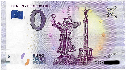 Schein Berlin mit „Siegessaule“ statt