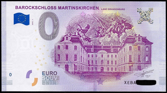 Schloss Martinskirchen, Land Brandenburg. Foto: numiscontrol.