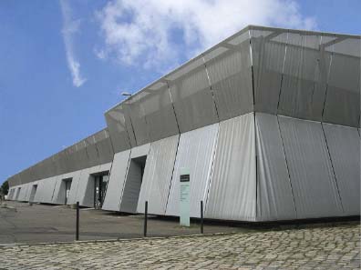 Kunst-Campus Berlin, Halle am Wasser, August 2011. Foto: Hermann Büchner, Berlin.